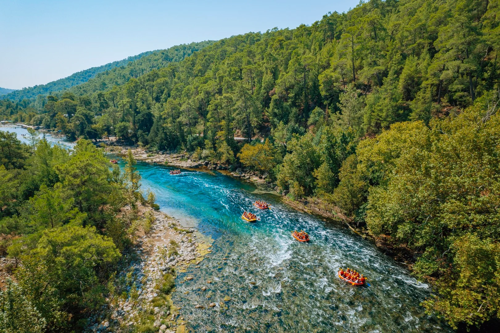 team building rafting